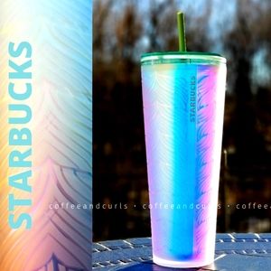 SB Undersea Tail Plastic Soft Touch Cold Cup Venti NWT
